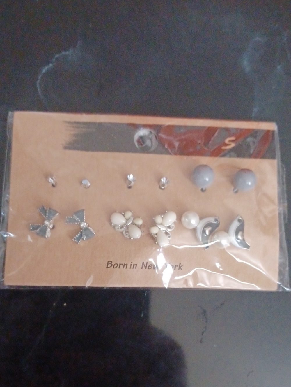 4/$30 New Assorted Earrings - Set Of 6 Pairs